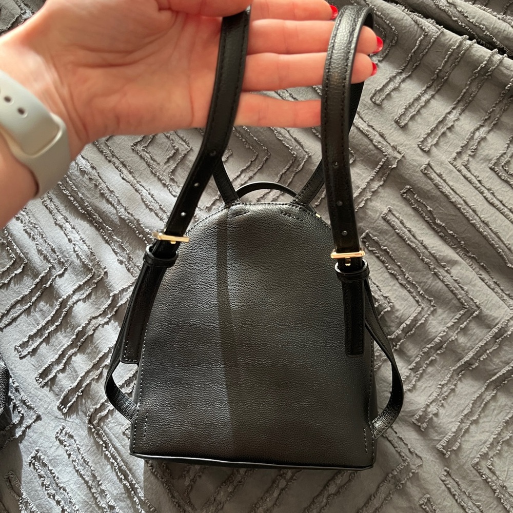 Kate Spade Black Textured Backpack - Picture 2 of 2
